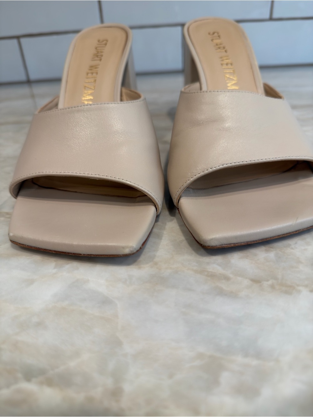 Stuart Weitzman Tia 85 Flareblock Slide - Picture 7 of 8